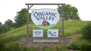 Organic Valley sign